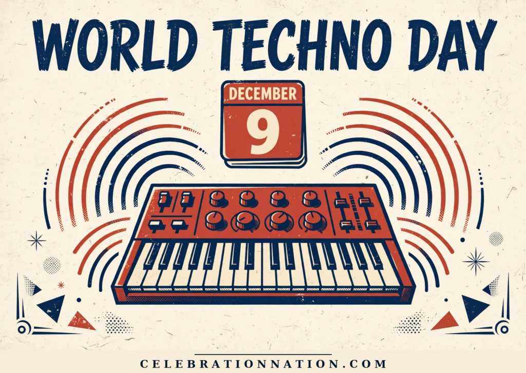 World Techno Day poster