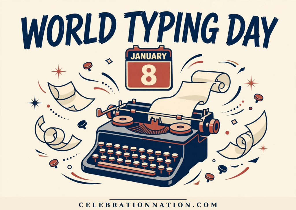 World Typing Day poster