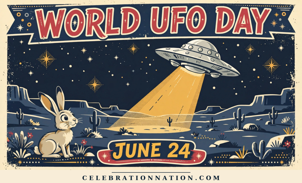 World UFO Day poster