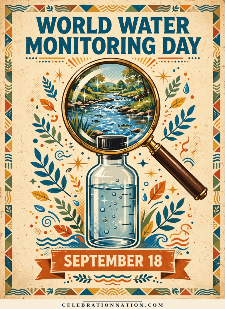 World Water Monitoring Day poster