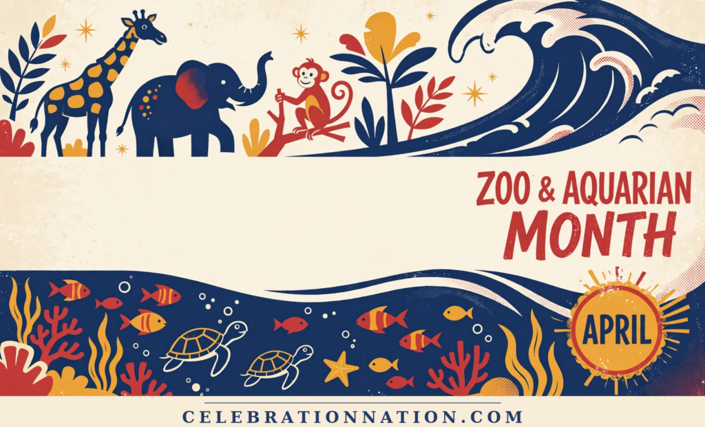 Zoo & Aquarian Month poster