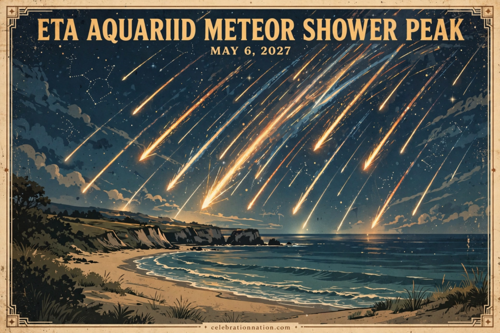 Eta Aquariid Meteor Shower Peak poster