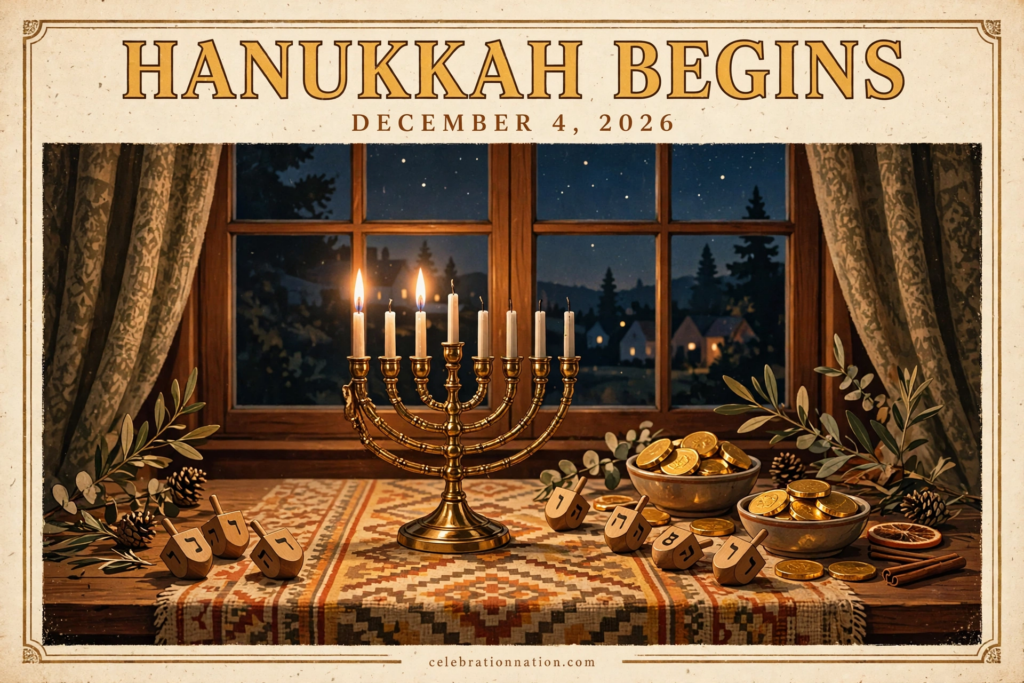 Hanukkah Begins poster