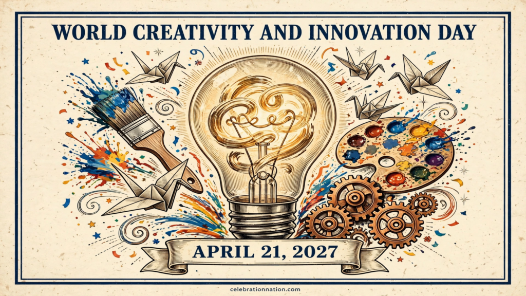World Creativity and Innovation Day poster
