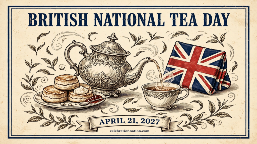 British National Tea Day poster