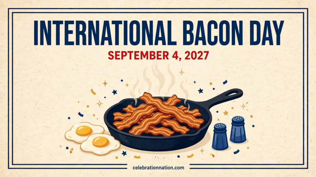 International Bacon Day poster