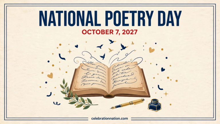 National Poetry Day poster