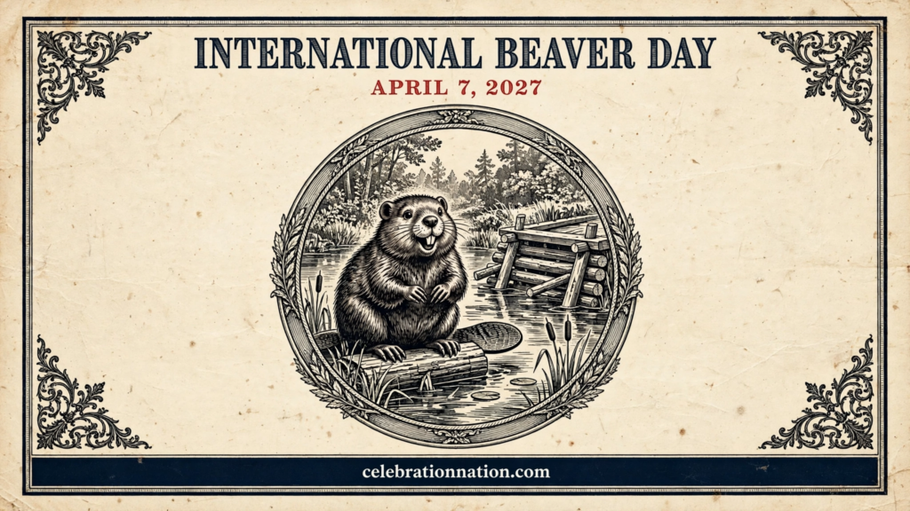 International Beaver Day poster