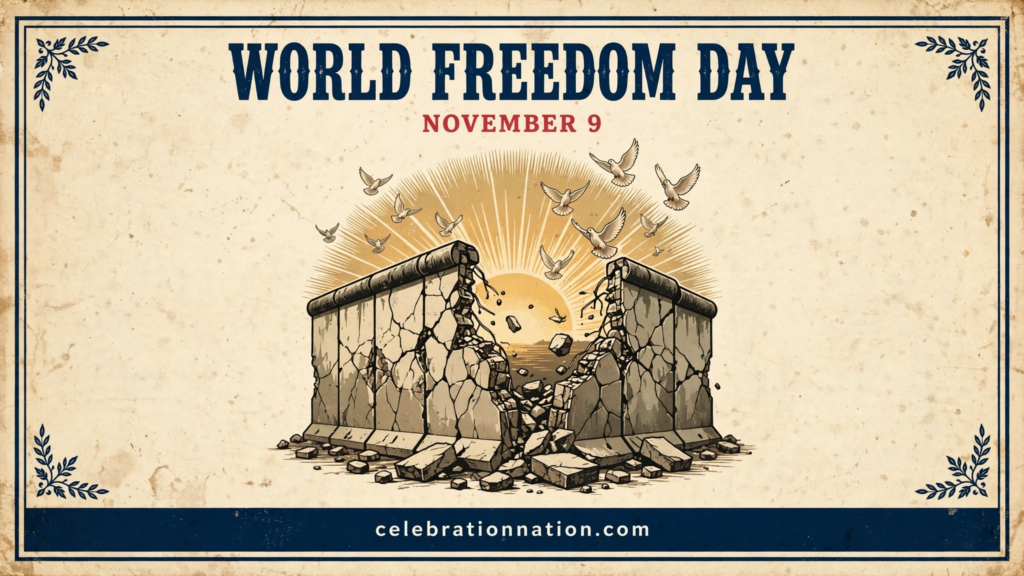 World Freedom Day poster