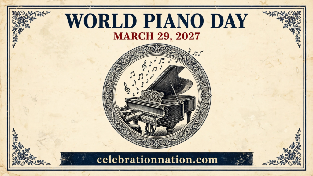 World Piano Day poster