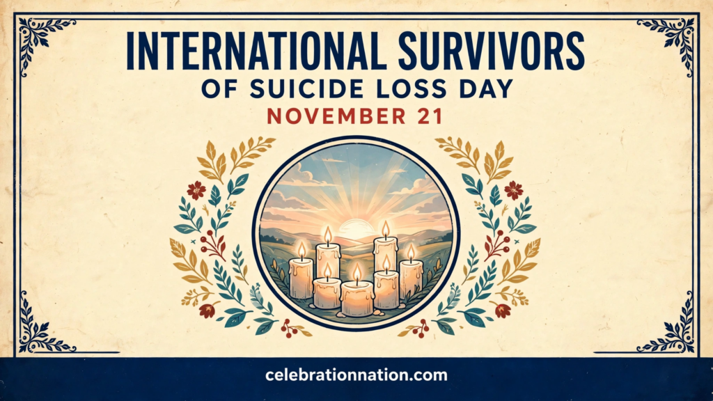 International Survivors of Suicide Loss Day poster
