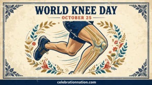 World Knee Day 16x9 landscape poster