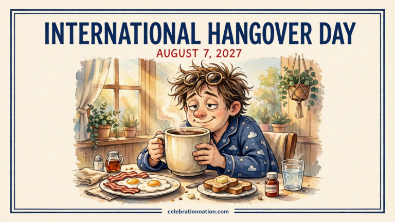 International Hangover Day poster