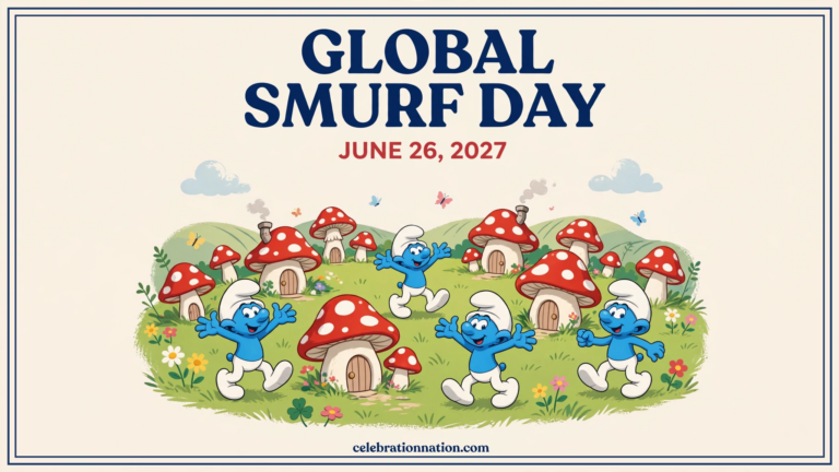 Global Smurf Day poster
