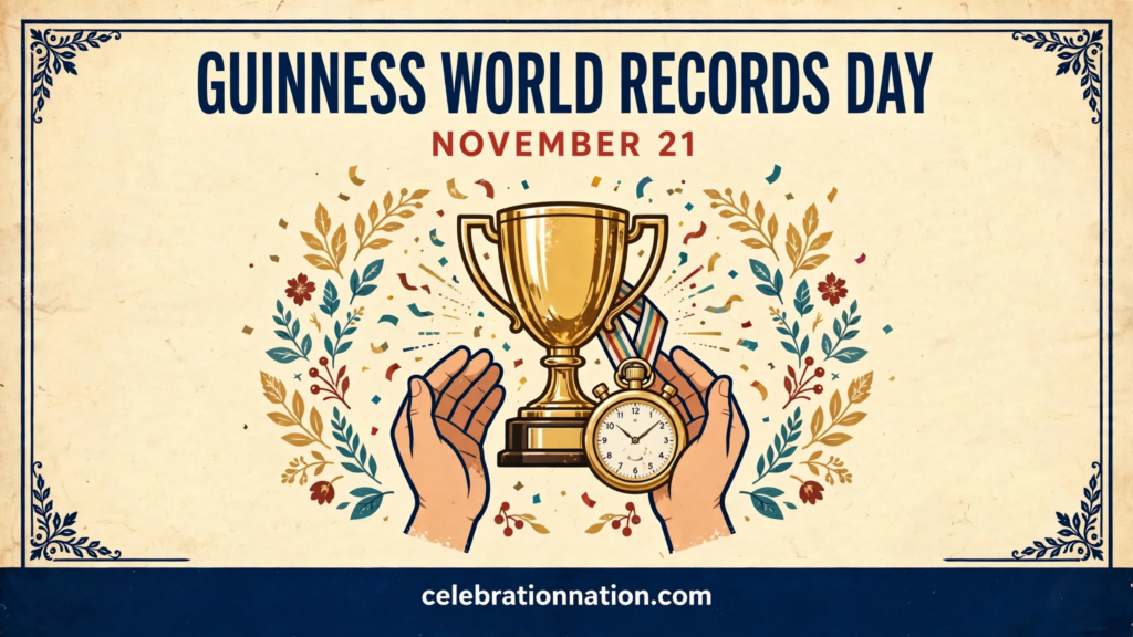 Guinness World Records Day poster