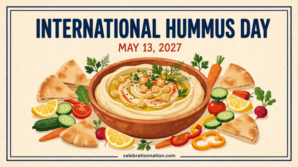 International Hummus Day poster