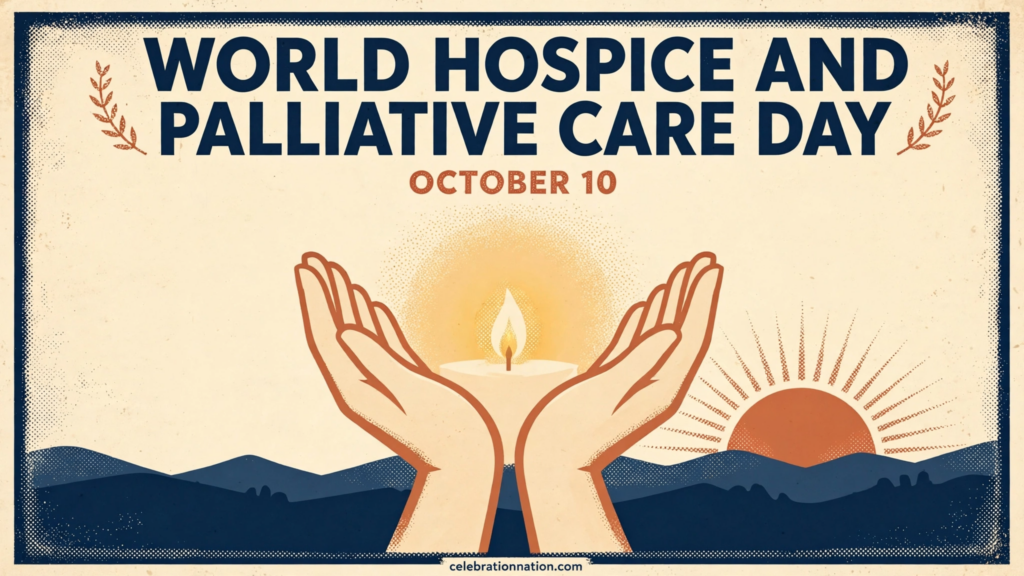 World Hospice and Palliative Care Day poster