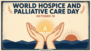 World Hospice and Palliative Care Day 16x9 landscape poster