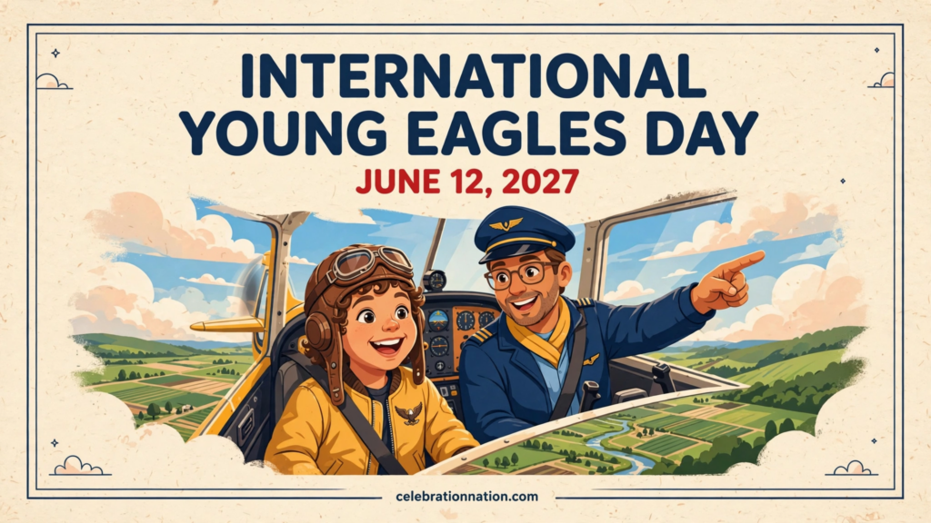 International Young Eagles Day poster