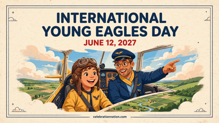 International Young Eagles Day poster