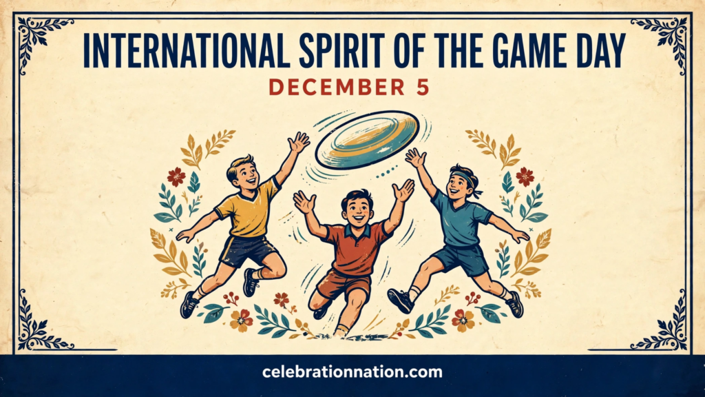International Spirit of the Game Day poster