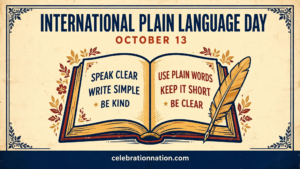 International Plain Language Day 16x9 landscape poster