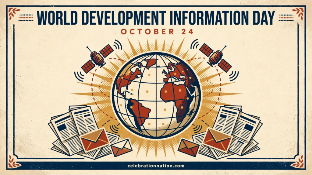 World Development Information Day poster
