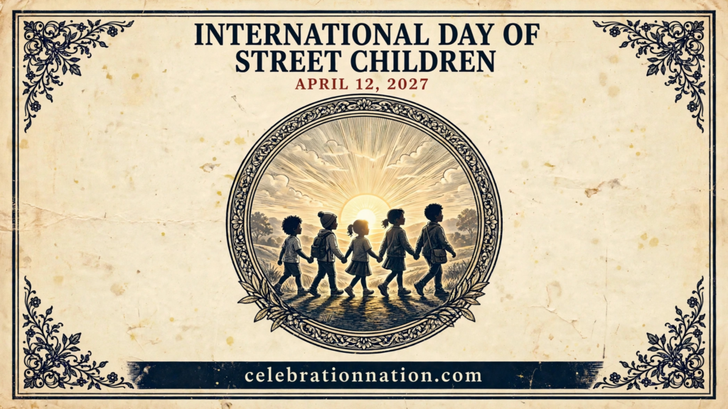 International Day of Street Children poster