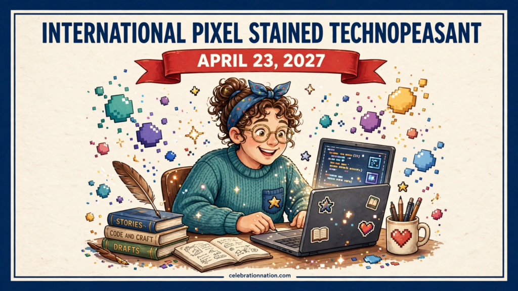 International Pixel-Stained Technopeasant poster