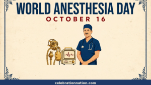 World Anesthesia Day 16x9 landscape poster