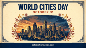 World Cities Day 16x9 landscape poster