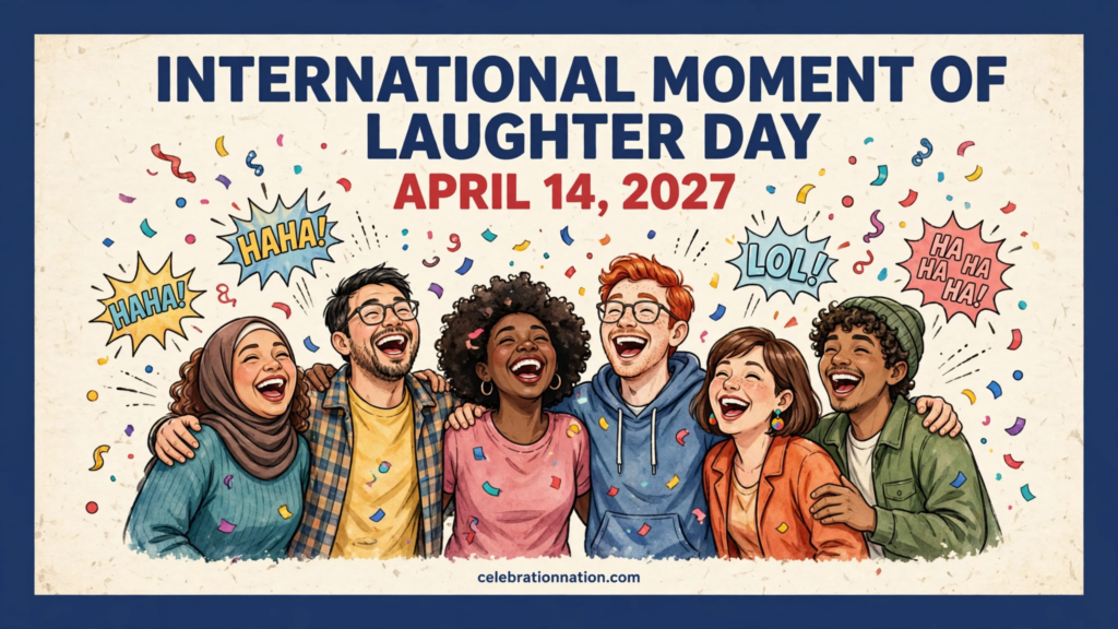 International Moment of Laughter Day poster