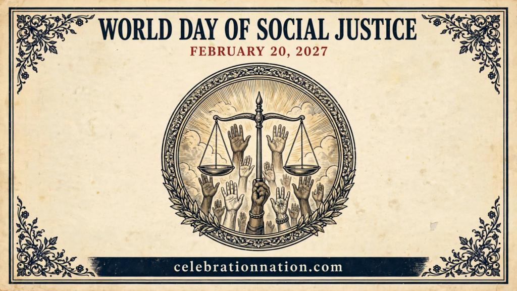 World Day of Social Justice poster