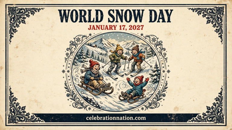 World Snow Day poster