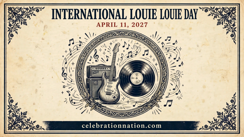 International Louie Louie Day poster