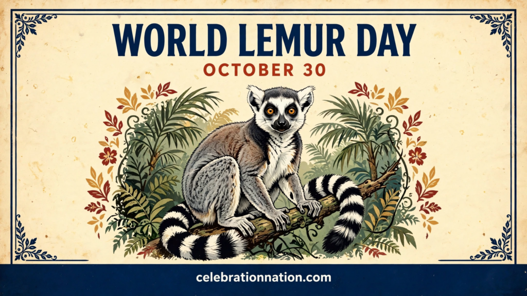 World Lemur Day poster