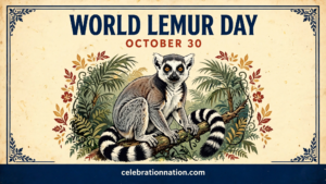 World Lemur Day 16x9 landscape poster