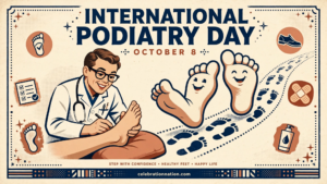 International Podiatry Day 16x9 landscape poster