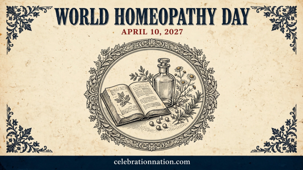 World Homeopathy Day poster