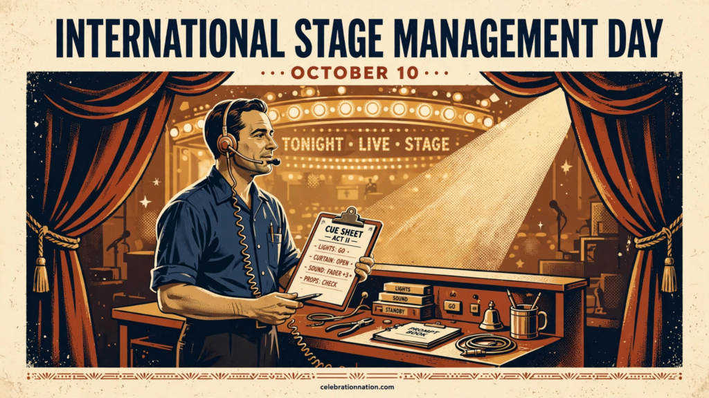 International Stage Management Day poster
