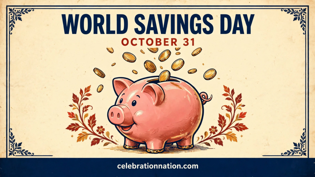 World Savings Day poster