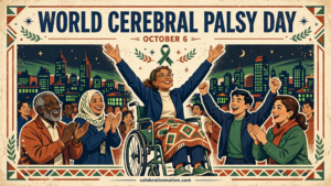 World Cerebral Palsy Day 16x9 landscape poster