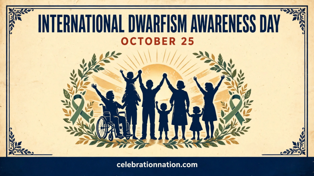 International Dwarfism Awareness Day poster
