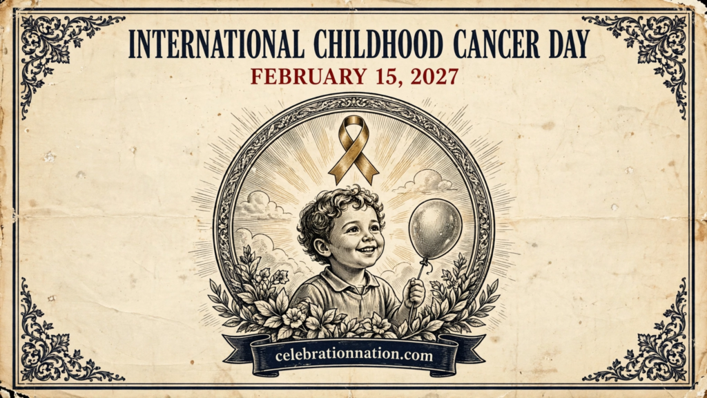 International Childhood Cancer Day poster