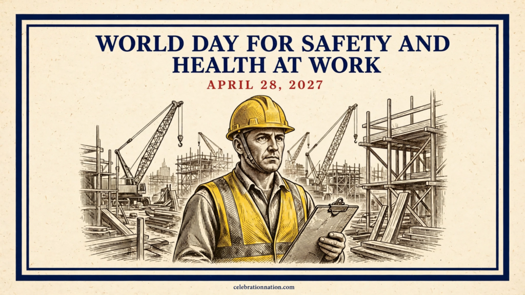 World Day for Safety and Health at Work poster
