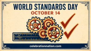 World Standards Day 16x9 landscape poster