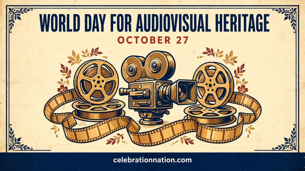 World Day for Audiovisual Heritage poster