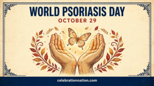 World Psoriasis Day 16x9 landscape poster