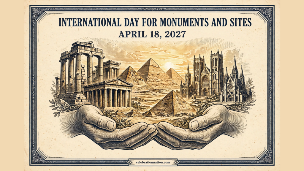 International Day for Monuments and Sites poster