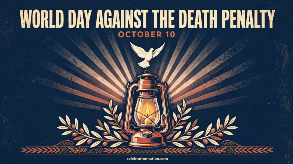 World Day Against the Death Penalty poster